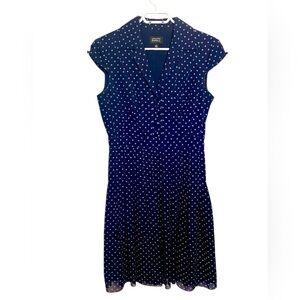 Adrianna Papell Petite NWOT 100% Silk Summer Dress, Fully Lined, Fit & Flare